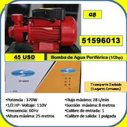 K3-QB-701-BOMBA DE AGUA PERIFÉRICA 1/2HP....45 USD.....51596013.... transporte lugares cercanos - Img 56199933