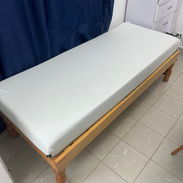Cama personal de madera con colchón de espuma - Img 55078797