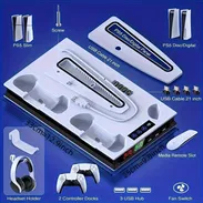 🎮🔥 Base Multifuncional para PS5 – ¡Organiza, enfría y carga como un pro! 💨🔌 - Img 50799133