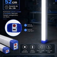 Lámpara Recargable. Batería de litio, Gran Tamaño-Intensidad-Calidad de luz. Nueva a estrenar - Img 55804255