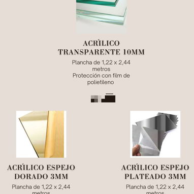 VENTA DE PVC Y ACRÍLICO - 5/10