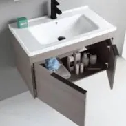 Muebles de baño De madera con recubrimiento de polipropileno hidrofobicos con mezcladora y todos sus herrajes - Img 57964000