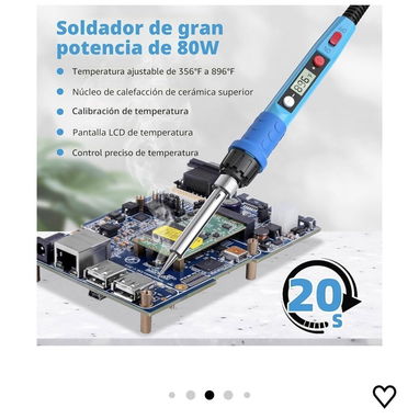 Cautines nuevos sellados de 60w y 80w con todos sus accesorios los mejores y más completos!!!! - 3/5