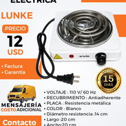 Cocina electrica Lunke de 1000 W. - Img 57722189