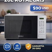 HORNO MICROONDAS ROYAL GRIS 20 L - Img 54459350
