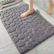 Alfombra de Baño Coral Fleece Suave - Gris oscuro - Img 56713411