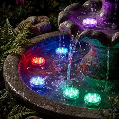 Set de 4 luces impermeables con control remoto - 4/4