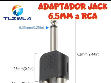 Adaptador Jack 6.5MM a RCA - Img main-image
