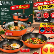 Juego de sartenes para gas, inducción y carbón a 30 usd. Cerro - Img 58325619