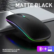 Mouse Inalámbrico NUEVO Bluetooth para Laptop Tablet Computadora con Receptor USB CALIDAD Ligero Recargable Ratón - Img 43152118