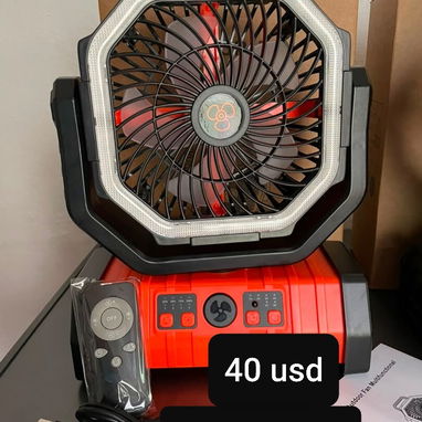 Ventilador recargable F6 20000 mAh 7 días de garantía contamos con mensajeria - 2/2