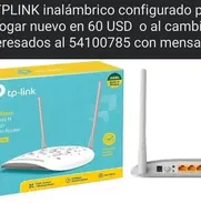 🚨🚨Router TPLINK inahalambrico configurado para nauta hogar nuevo con mensajeria - Img 50083542