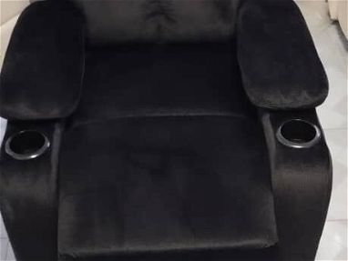 Butacas reclinables con portavasos disponibles en color negro negras - Img 63525648