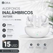 AUT205. AUDÍFONOS INALÁMBRICOS 1HORA AUT205. FACTURA + 15 DÍAS DE GARANTÍA - Img 55634114