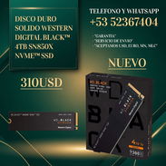 Disco Duro Solido WD BLACK 4TB SN850X NVME SSD - Img 55862981