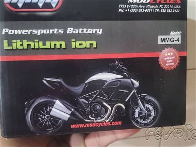 Vendo batería de littium MMG-4 - Img 67097616