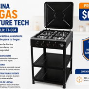 COCINA - ESTUFA DE GAS DE 4 HORNILLAS FUTURE TECH - Img 57210541