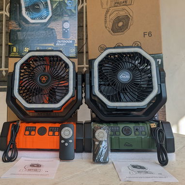 Ventilador Recargable F6  de 20000 mha (mensajería y garantía) lisa - Img 126606014