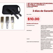 Set de Cocina Multifuncional por $10.00 con 3 Días de Garantía Real VPT#-0276 - Img 55437709