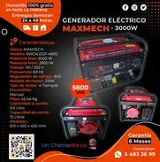 ⚡ 3000W ⚡ GENERADOR ELÉCTRICO MAXMECH 110-220V. ENTREGA GRATIS. FACTURA Y GARANTÍA DE 6 MESES. 54833699 - Img 49292765
