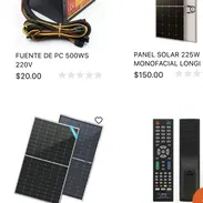 Panel solar, control universal fuente pc - Img 57147180