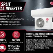 *SPLIT LG DE 2 TONELADAS INVERTER* - Img 58048195