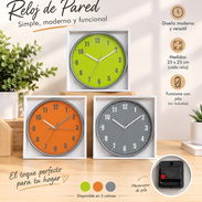Relojes de pared 25 x 25 cm - Img 57891634