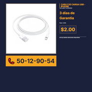 CABLE DE CARGA USB IPHONE VPT# -0003 - Img 56243161