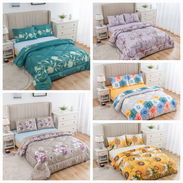 Juego de Edredón de 5 piezas Queen reversible (eh) - Img 56174035