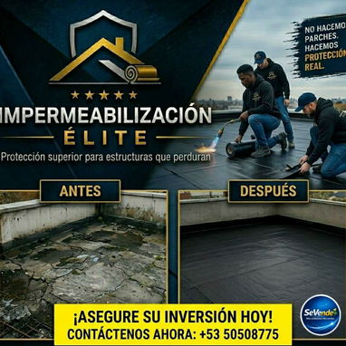 Impermeabilización de techos con manta asfáltica. - Img 123290064