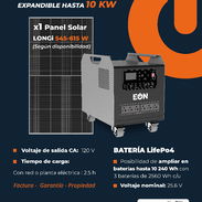 Estación Energía 2kw 2560wh/2000w + Panel Solar EÓN - Img 54989424