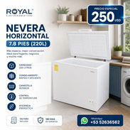 7.8 Pies. NEVERA HORIZONTAL ROYAL 7.8 PIES (220L) - Img 55655164