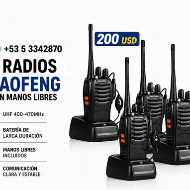 Radios Walkie Talkie y Manos Libres Baofeng BF-888S +53 53342870 - Img 127948044