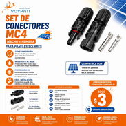 Conector MC4, panel solar - Img 56345414