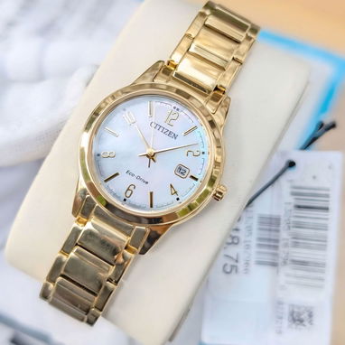 RELOJ CITIZEN ECODRIVE CLASSIC (FE1242-78D) DE MUJER , NUEVO A ESTRENAR , 29MM EN ACERO INOXIDABLE DORADO  58049738 - 2/4
