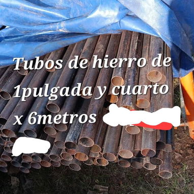 Venta de rollo de cerca perle garbanizados, tejas de PVC Española, tubos de 1 pulgada y cuarto - Img 115654003