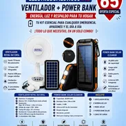 COMBO VENTILADOR RECARGABLE+ POWER BANK - Img 55429555