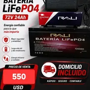 Batería LiFePO4 72v 24 ah. Nueva en su caja. Super Oferta‼️ - Img 56486445