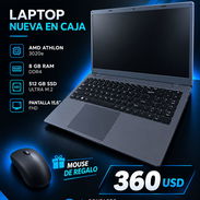Laptop AMD Athlon 3020e | 8GB RAM | SSD 512GB | Pantalla FHD 15.6" | $360 USD - Img 58341676