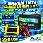 Combo batería 12.8V 100A con cargador Inteligente NEXPEAK - Img 58461170
