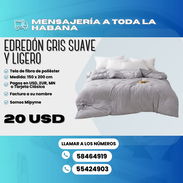 🛏️ EDREDÓN GRIS SUAVE Y LIGERO 💲 Precio: 20 USD - Img 54816138