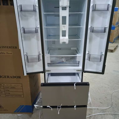 Refrigerador 16 pies doble puerta y 2 gavetas inferiores marca Milexus Modelo francés congelación seca precio $830 USD - 2/6