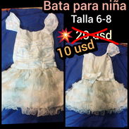 Bata blanca de cumpleaños para niña - Img 58288557
