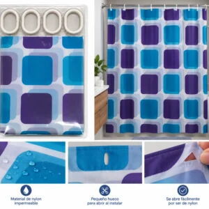 Cortinas de baño con varios diseños - 3/4