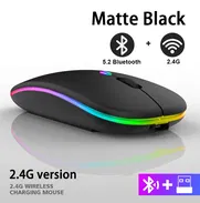 ✳️ Mouse Inalámbrico Gama Alta 🛍️ Maus con Luces Mause Recargable con Batería - Img 48507022