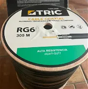 Cable coaxial RG 6 a 180 el metro mensajeria x un costo - Img 45710134