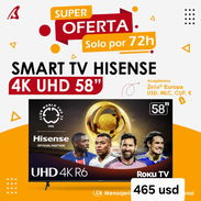 smart tv Hisense de 58 pulgadas 4k UHD. cubaganga - Img 55915618