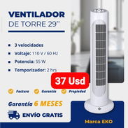 Ventilador de Torre 29" Eko, Garantía de 6 meses, Entrega gratis para toda La Habana - Img 51777561
