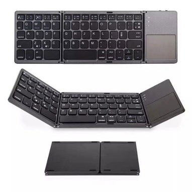 ⌨️ Teclado Inalámbrico Ultra-Silencioso Plegable | Bluetooth | Tri-Fold - Img 122975214