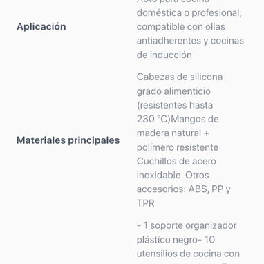 Set útiles de cocina 19 artículos por 25 USD 🐝 - 3/4